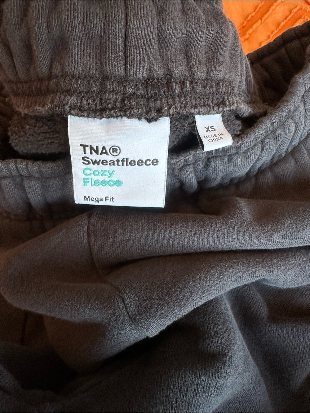 Aritzia TNA Cozy Fleece Sweatfleece Mega Fit Sweatpants -